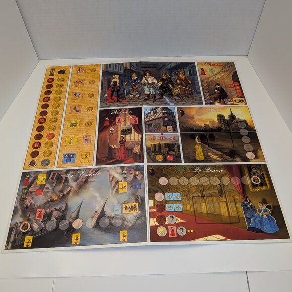 Mousquetaires du Roy Board Game Rio Grande Games Ystari Unplayed Open Box OOP - Picture 7 of 12